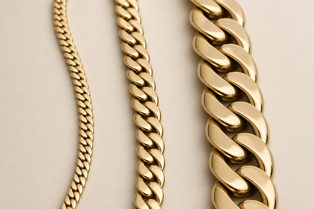 How to Choose the Right Cuban Link Chain Width