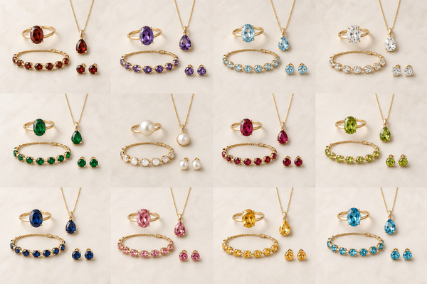 Best Gemstone Jewelry Gifts by Birth Month
