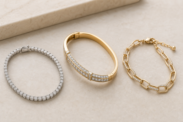 Diamond Bracelets Buying Guide: Tennis, Bangle, and Chain Styles