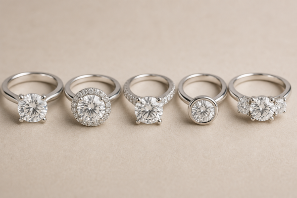 Engagement Ring Settings Explained: Solitaire, Halo, Pave, and More