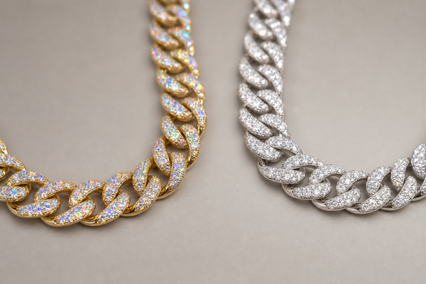 Moissanite vs Lab Grown Diamond Chain: Which Sparkles More?
