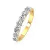 9K Gold Lab Diamond Band - La Maison Val D'or