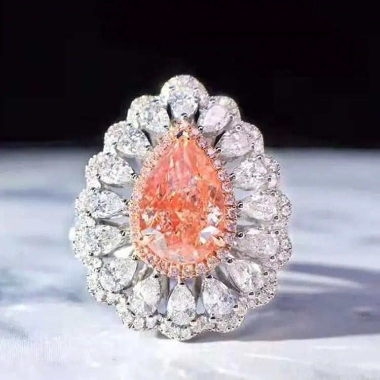 2ct Pink Diamond Gold Duo - La Maison Val D'or