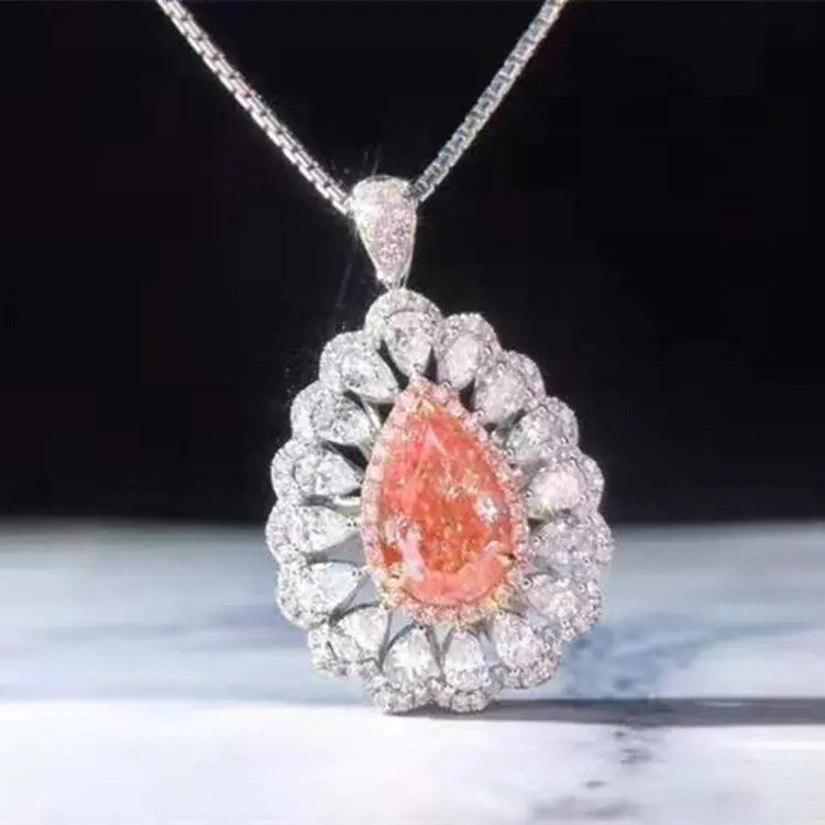 2ct Pink Diamond Gold Duo - La Maison Val D'or