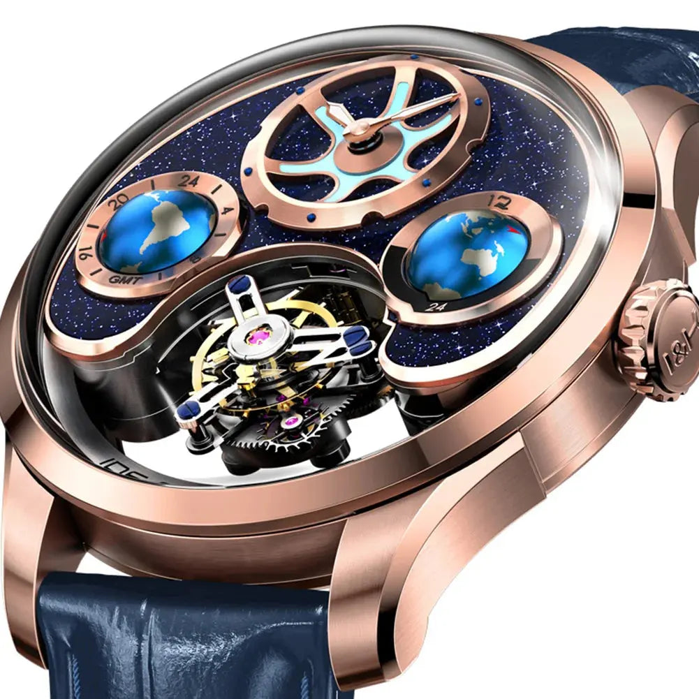 Skeleton Steel Strap Watch - La Maison Val D'or