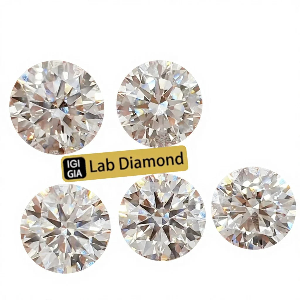D'vins Jewels Factory Pricebig Carat Loose Diamond 15.21ct F VS1 Round Cut Lab Grown IGI Certified La Maison Val D'or