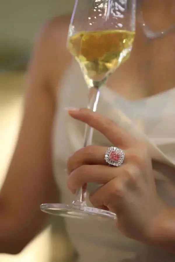 3.36CT Pink Diamond Ring - La Maison Val D'or