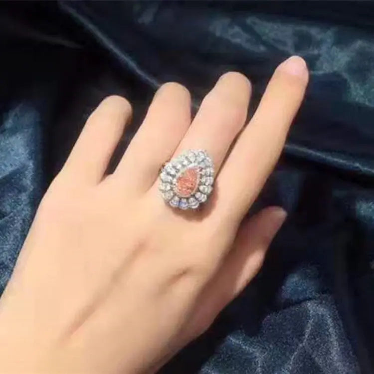 2ct Pink Diamond Gold Duo - La Maison Val D'or