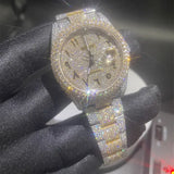 Moissanite Iced Men's Watch La Maison Val D'or