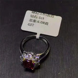 18K Gold Burma Ruby Ring - La Maison Val D'or