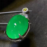 18K Gold Colombian Emerald Pendant - La Maison Val D'or