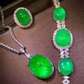 18k Gold Emerald Bridal Set - La Maison Val D'or