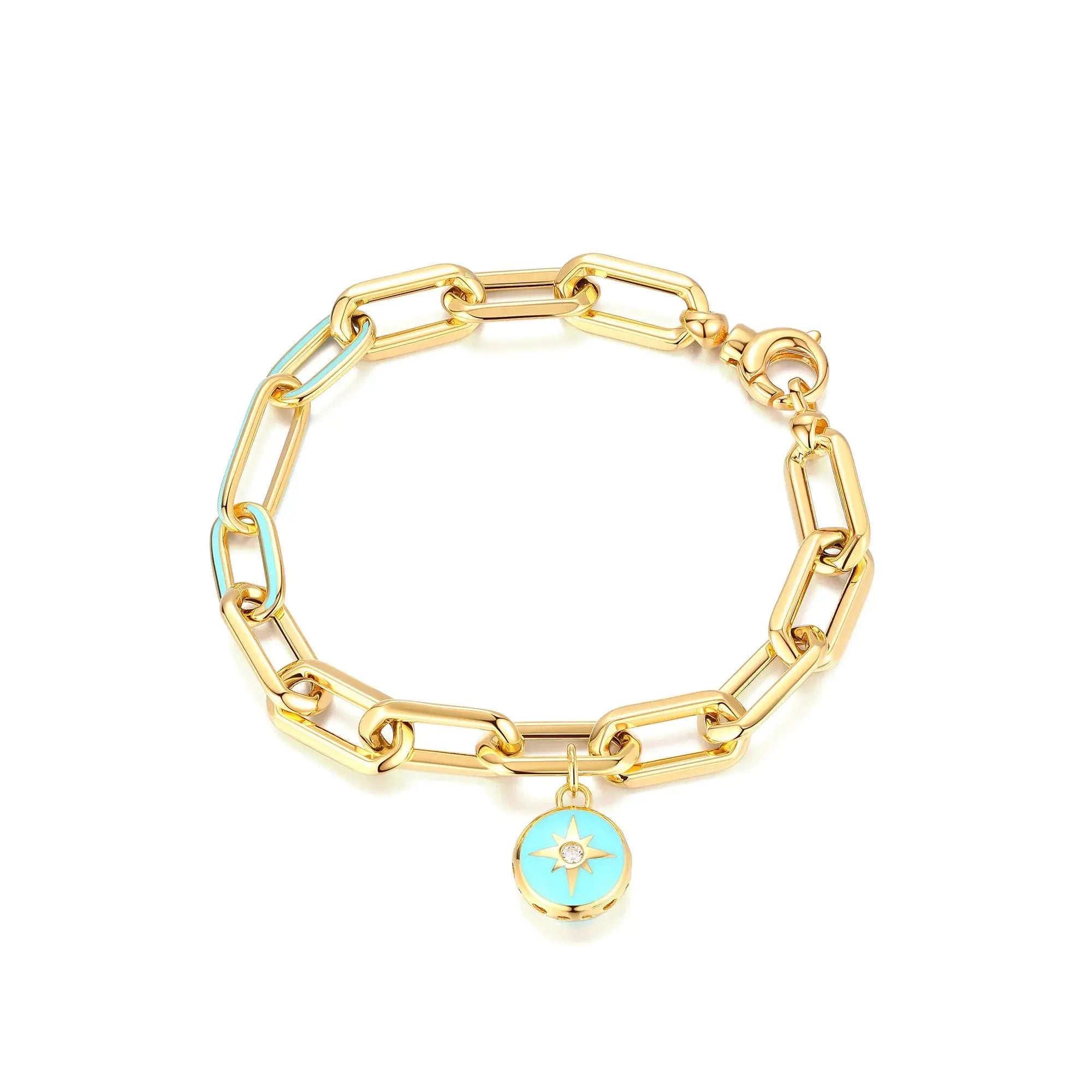 18K Gold Flower Star Bracelet - La Maison Val D'or