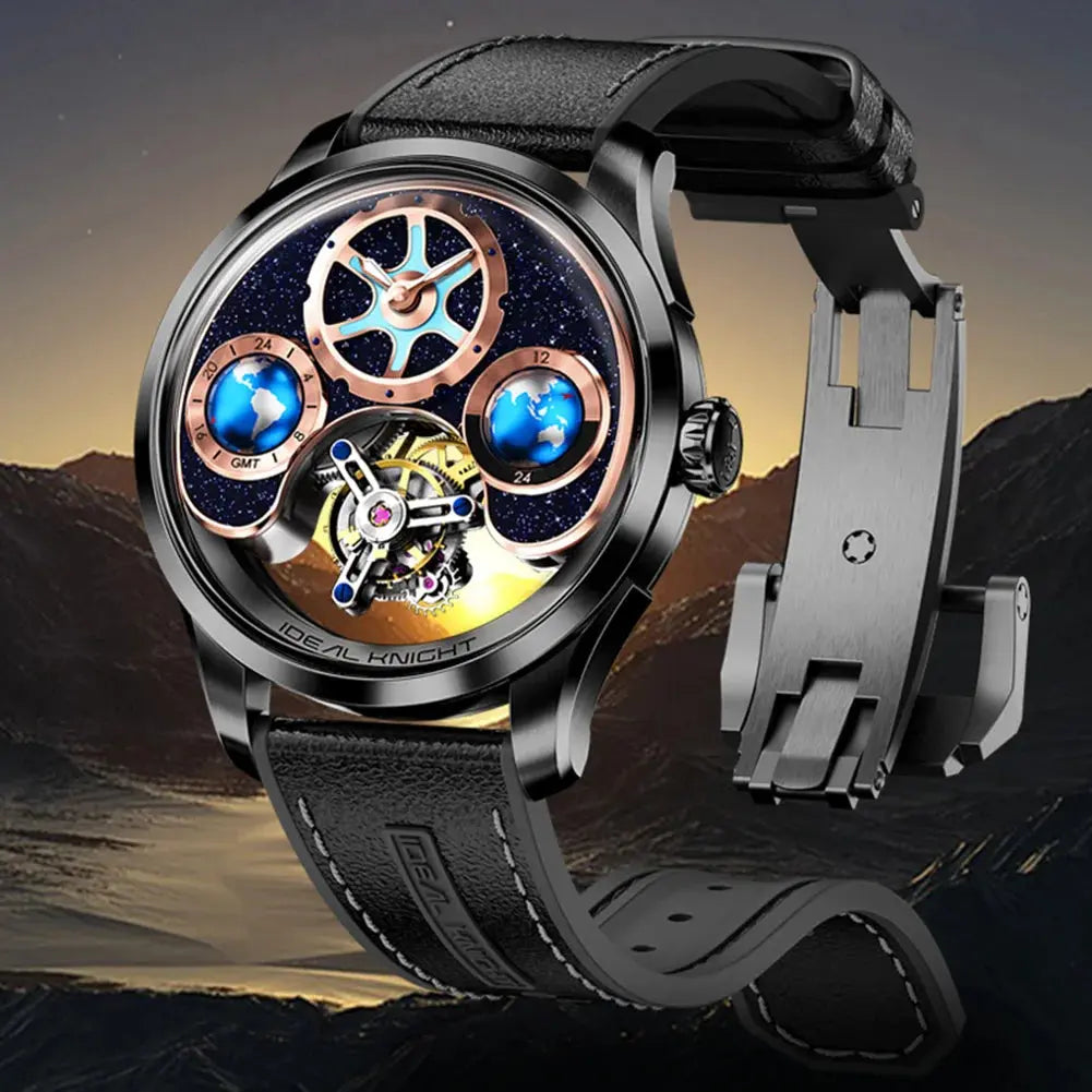 Skeleton Steel Strap Watch - La Maison Val D'or