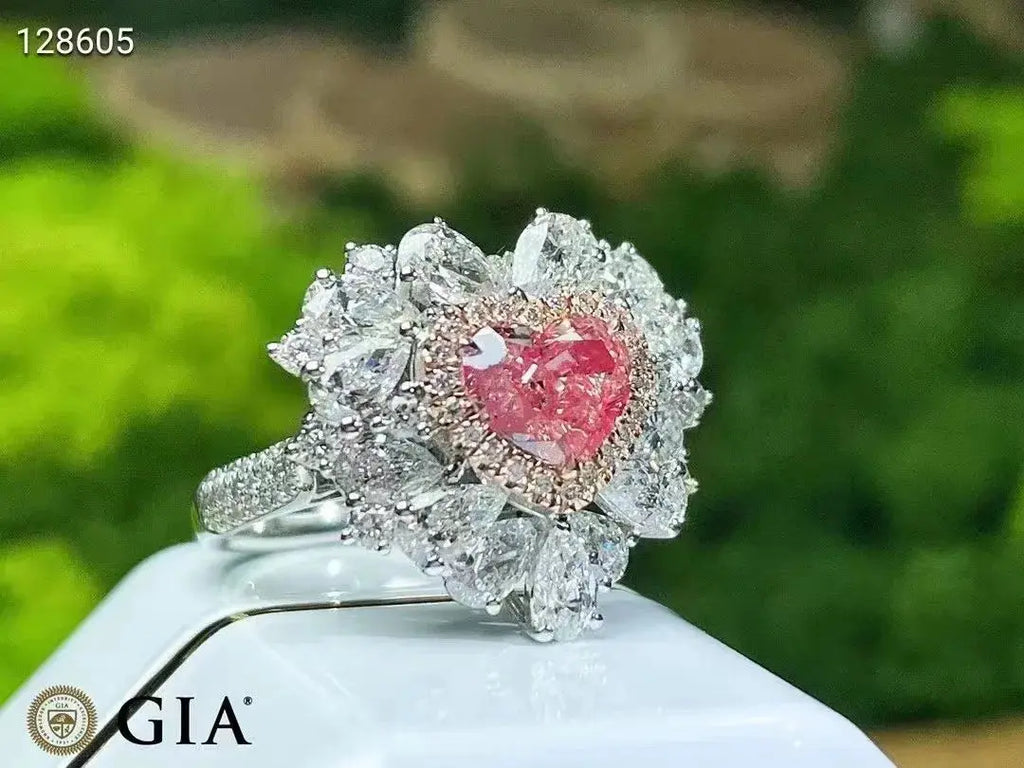 1.51ct Pink Diamond Ring - La Maison Val D'or
