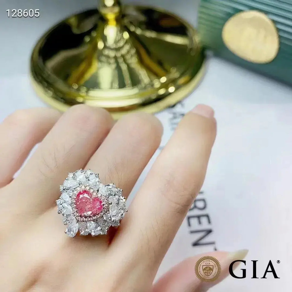 1.51ct Pink Diamond Ring - La Maison Val D'or