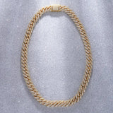 14K Moissanite Cuban Chain - La Maison Val D'or