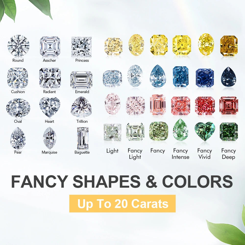 IGI Certified Diamond Lab Grown Diamond Color 9.08CT VS Fancy Shape Radiant Cut CVD Lab Grown Loose Diamond La Maison Val D'or