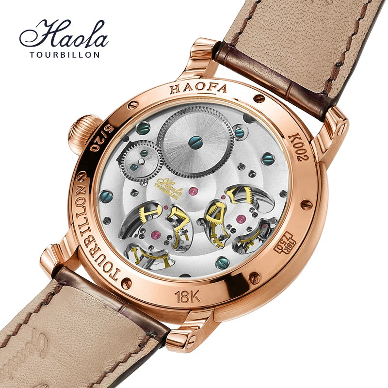 18K Gold Double Tourbillon Watch