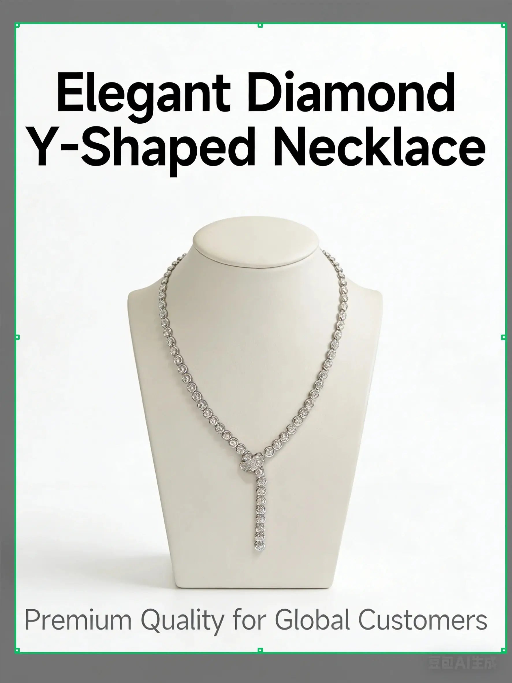 10.7ct Lab Diamond Necklace - La Maison Val D'or
