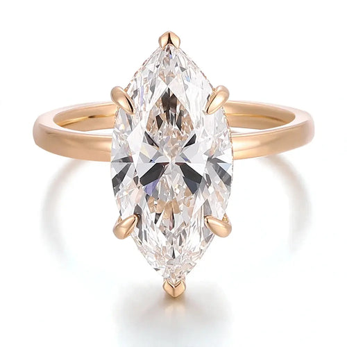 11 CT Marquise Lab Diamond Ring - La Maison Val D'or