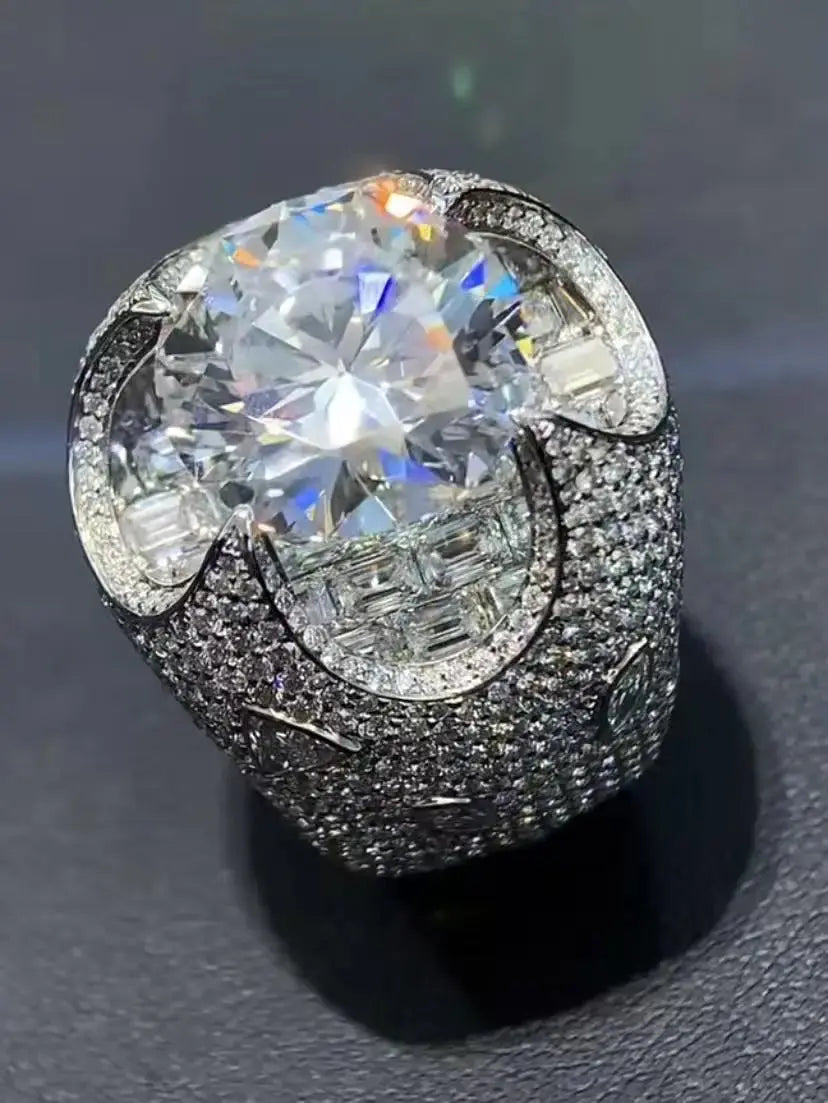 5CT Lab Diamond Men's Ring - La Maison Val D'or