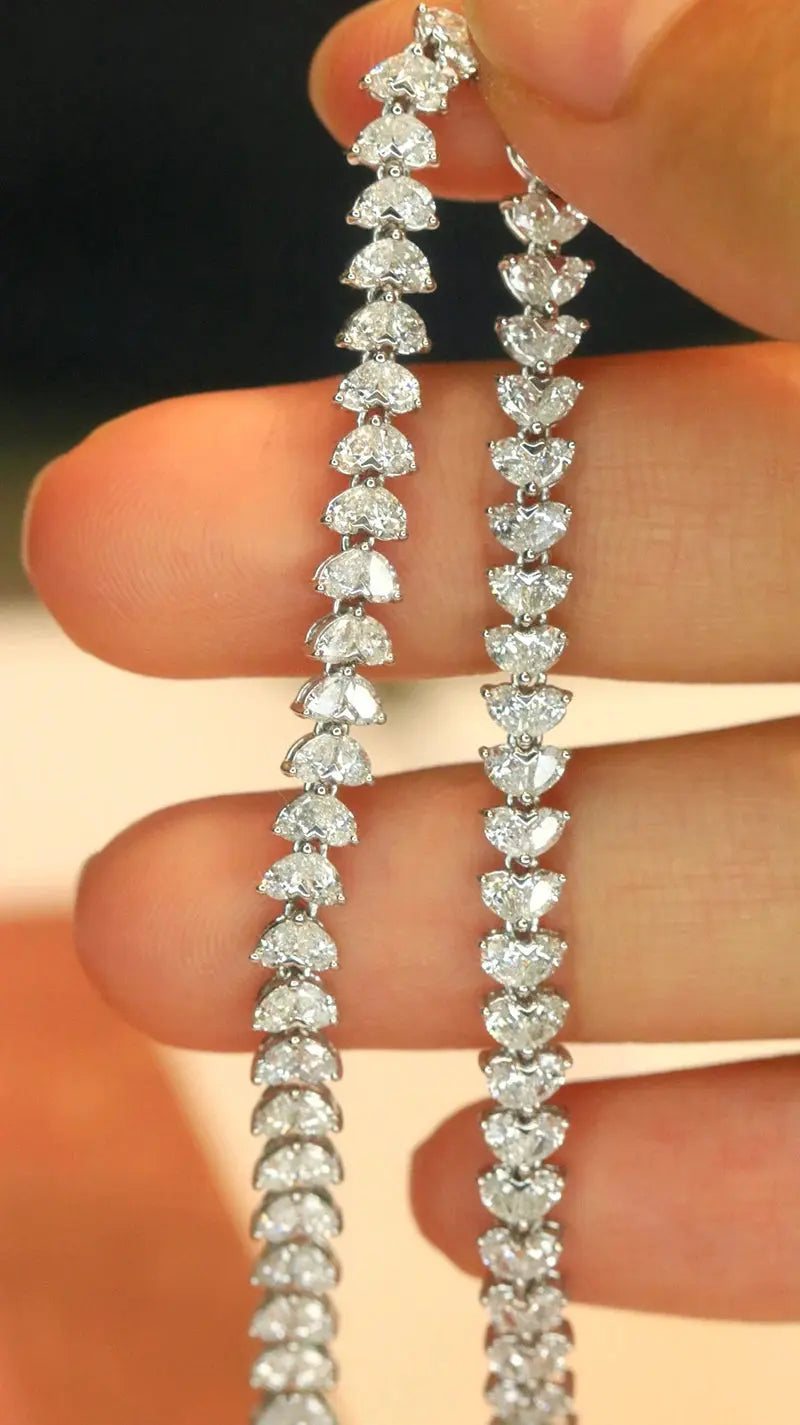 3.90ct Pear Diamond Bracelet - La Maison Val D'or