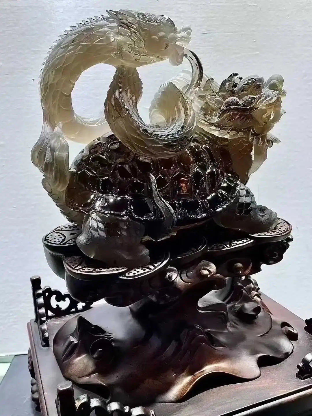 Brown Crystal Xuanwu Guardian - La Maison Val D'or