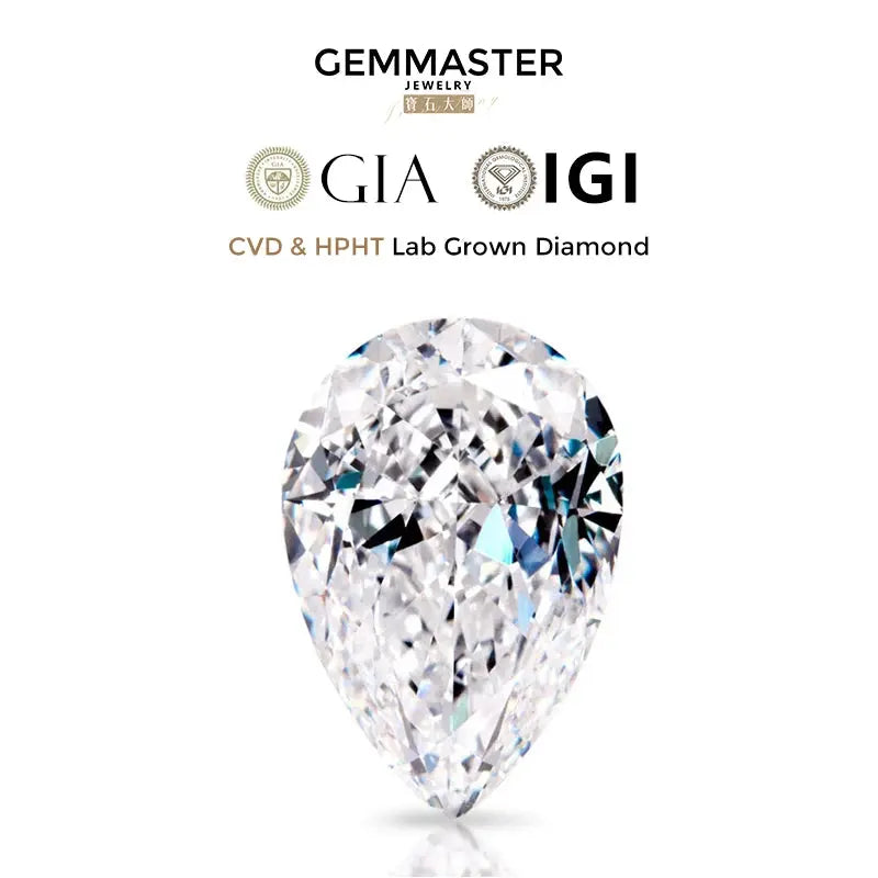 Certified Pear Lab Diamond - La Maison Val D'or