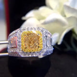 18K Gold Natural Diamond Ring - La Maison Val D'or