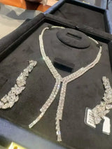 40ct Lab Diamond Tennis Necklace - La Maison Val D'or
