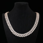 10K Gold Moissanite Cuban Chain - La Maison Val D'or