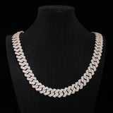 10K Gold Moissanite Cuban Chain - La Maison Val D'or