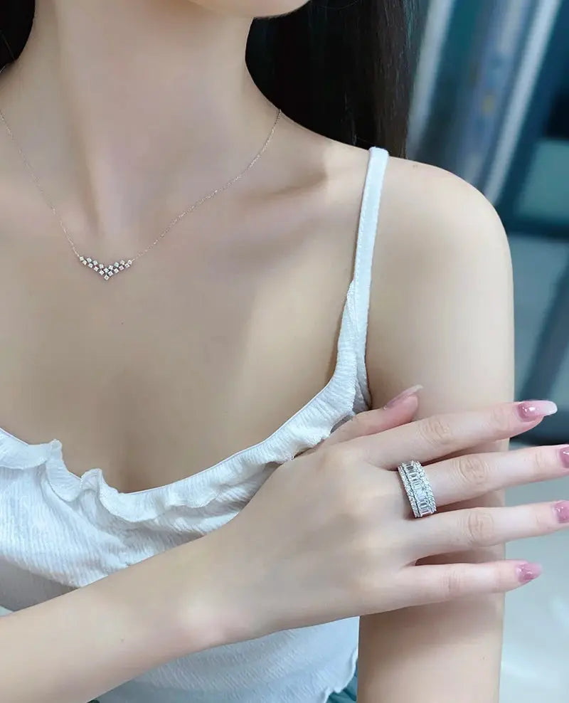 2.87ct Emerald Cut Gold Ring - La Maison Val D'or