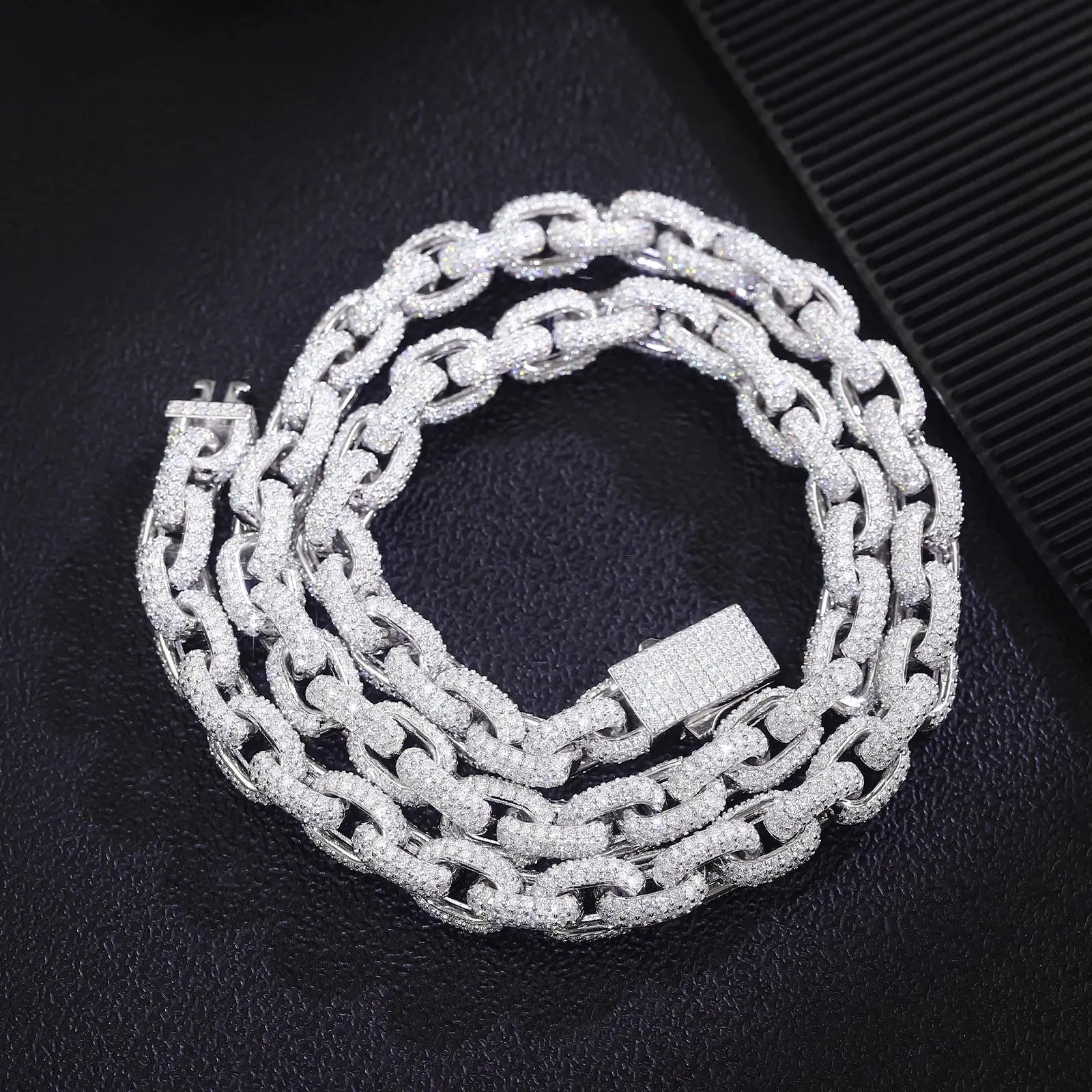 9mm Lab Diamond Cuban Chain - La Maison Val D'or