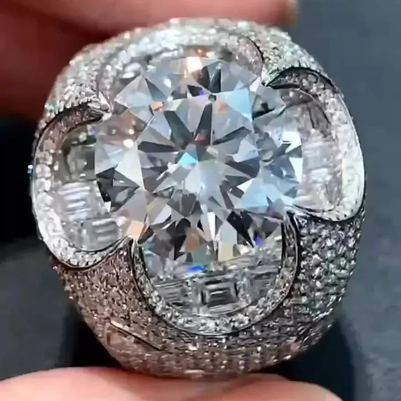5CT Lab Diamond Men's Ring - La Maison Val D'or