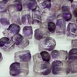 Natural Amethyst Pixiu Charm - La Maison Val D'or