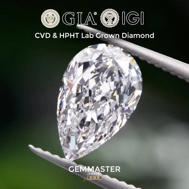 Certified Pear Lab Diamond - La Maison Val D'or