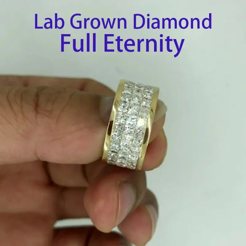 9ctw Lab Diamond Eternity Ring - La Maison Val D'or