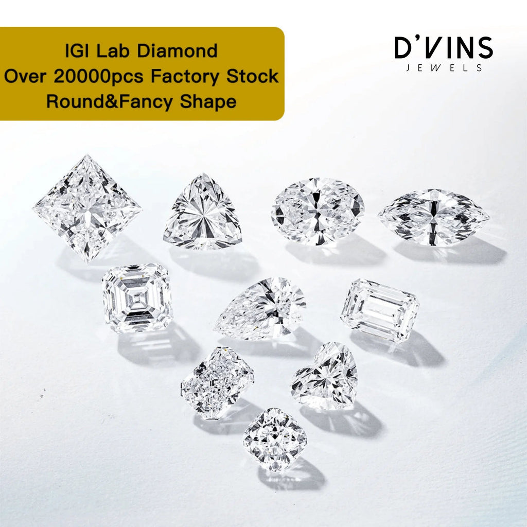 D'vins Jewels Factory Pricebig Carat Loose Diamond 15.21ct F VS1 Round Cut Lab Grown IGI Certified La Maison Val D'or