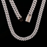10K Gold Moissanite Cuban Chain - La Maison Val D'or