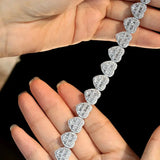 سوار قلب بالماس 5.5ct - La Maison Val D'or