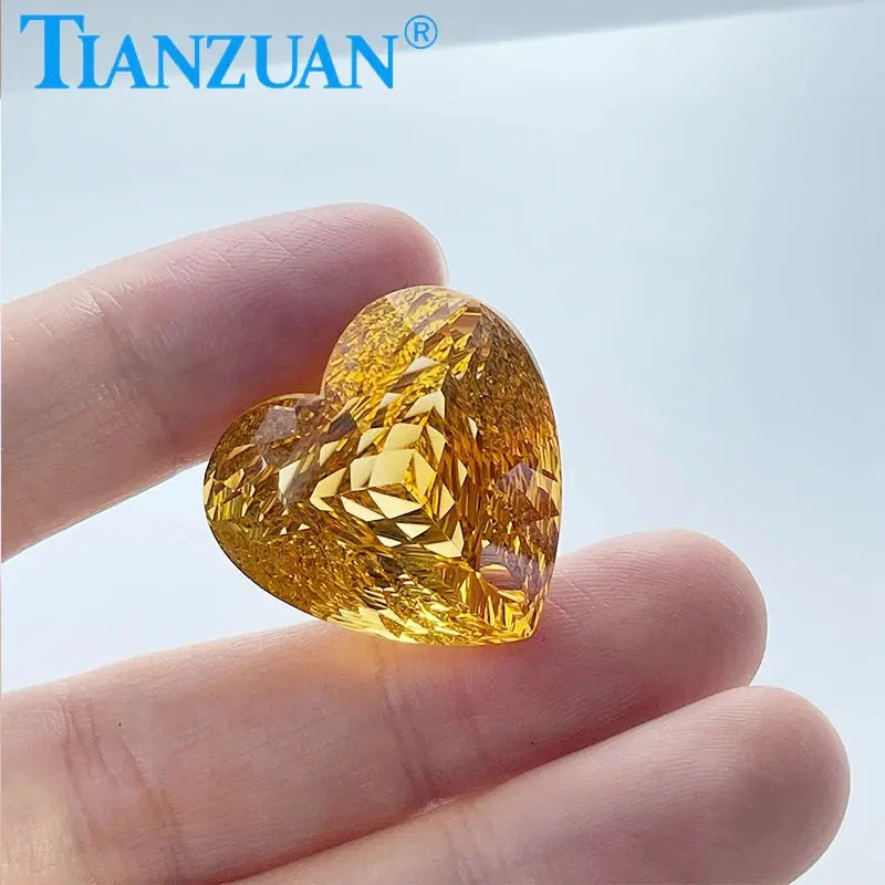 52.46ct Heart Cut Citrine - La Maison Val D'or