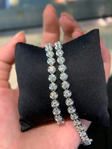 5.0ct Diamond White Gold Bracelet - La Maison Val D'or
