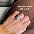 10 Carat IGI Radiant Diamond Ring - La Maison Val D'or