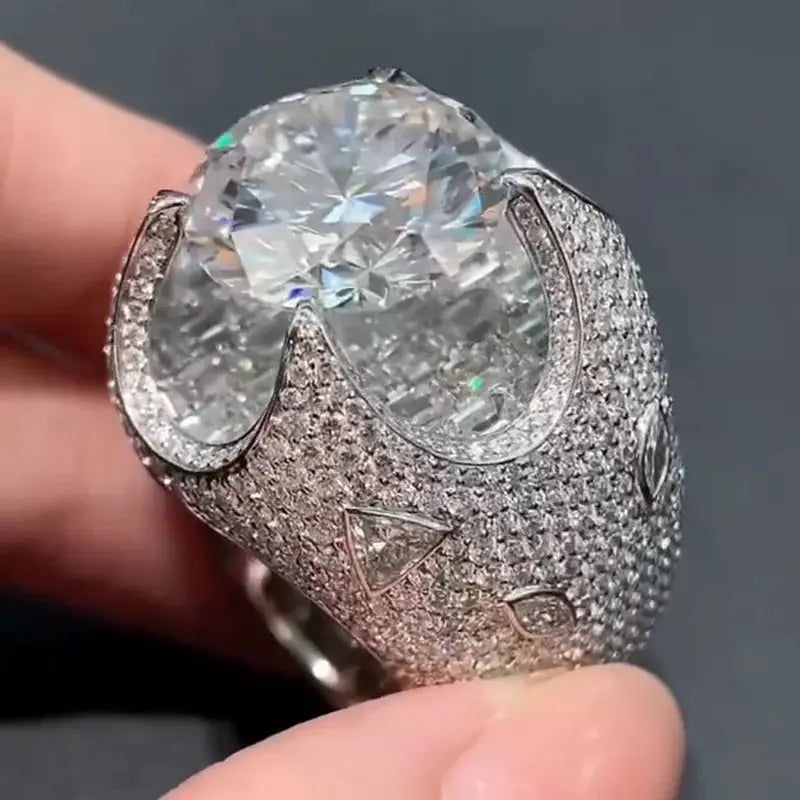 5CT Lab Diamond Men's Ring - La Maison Val D'or