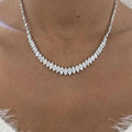 Marquise Lab Diamond Necklace - La Maison Val D'or