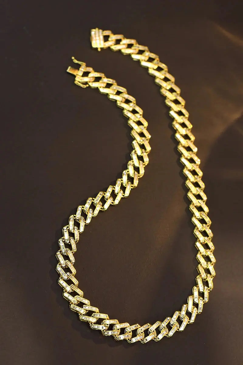 18K Gold 6.60ct Diamond Necklace - La Maison Val D'or