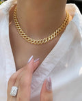 18K Gold 6.60ct Diamond Necklace - La Maison Val D'or