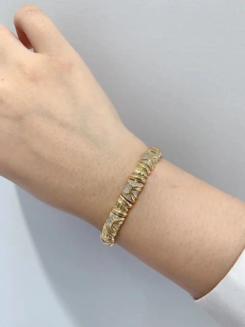 1.16ct Natural Diamond Bracelet - La Maison Val D'or